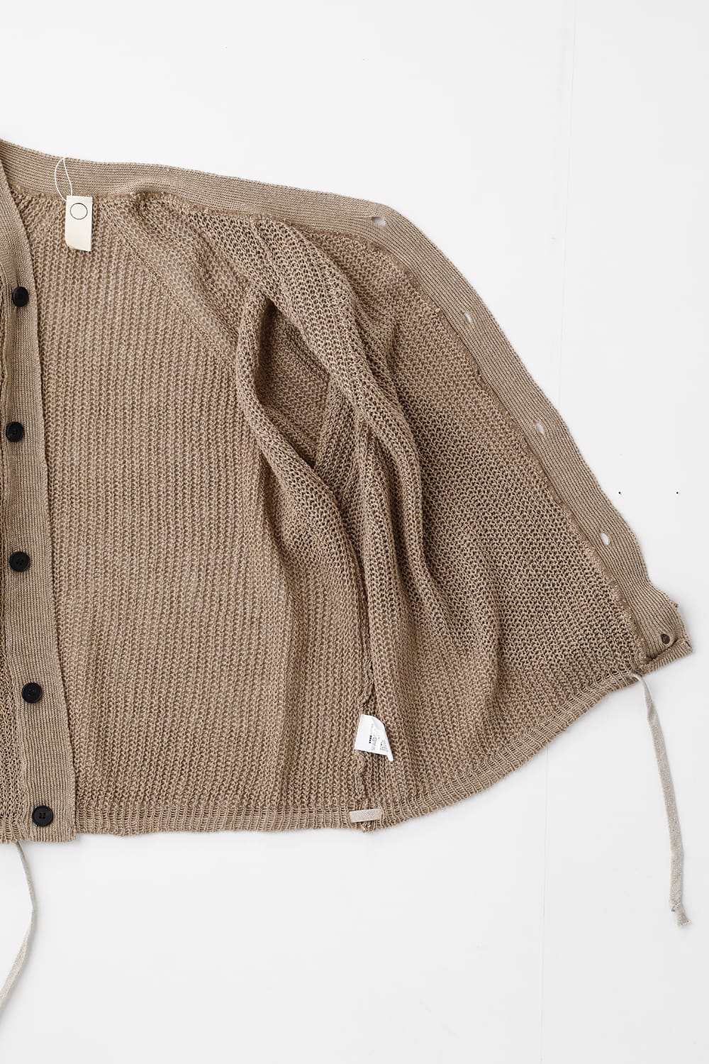 KNITTED BOMBER CARDIGAN GOLDEN