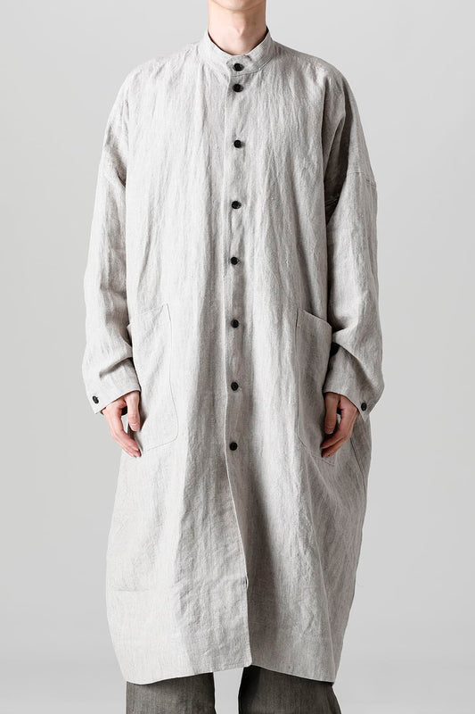 SHIRT COAT Hemp Mele Cloth NATURAL
