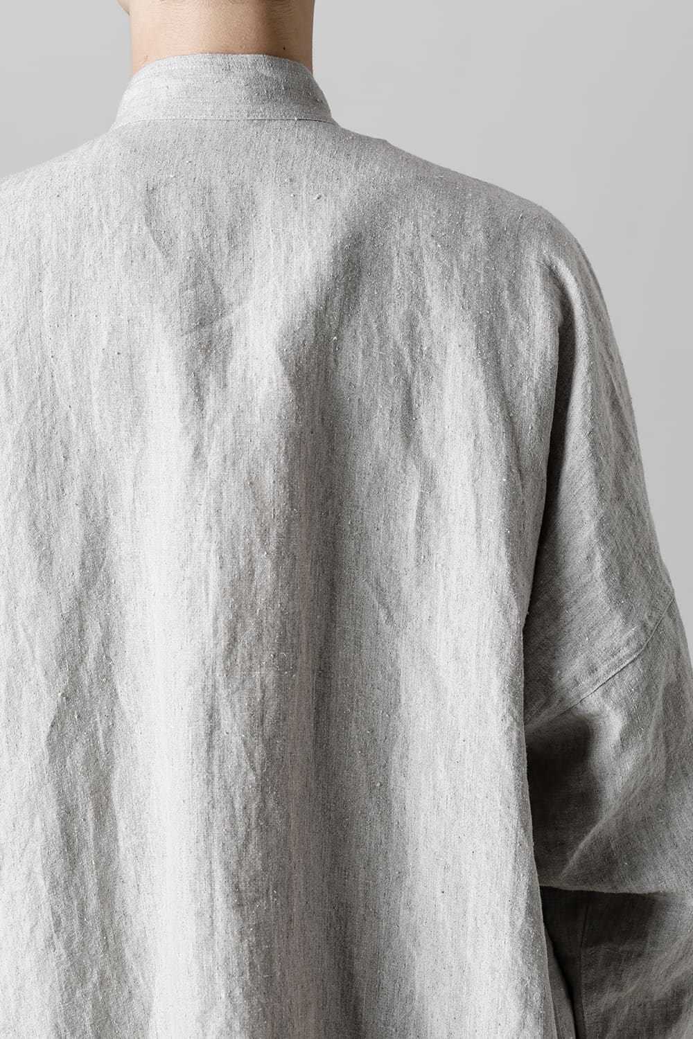 SHIRT COAT Hemp Mele Cloth NATURAL