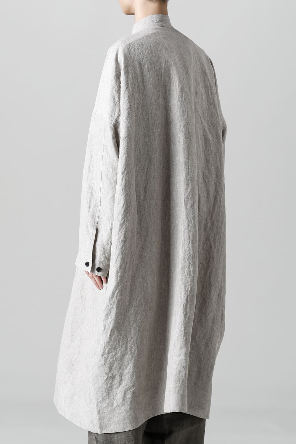 SHIRT COAT Hemp Mele Cloth NATURAL