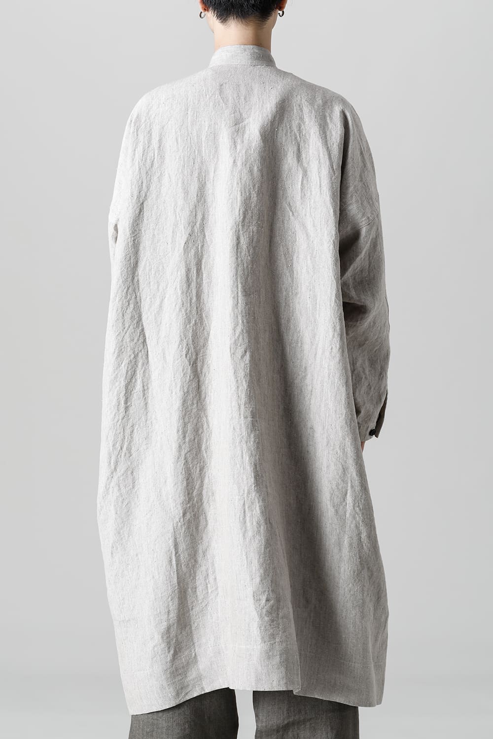 SHIRT COAT Hemp Mele Cloth NATURAL