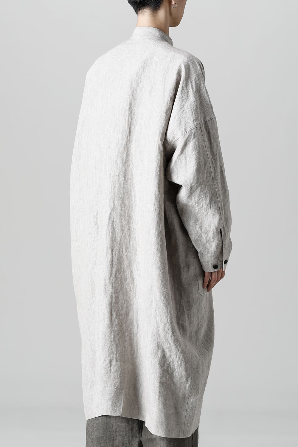 SHIRT COAT Hemp Mele Cloth NATURAL