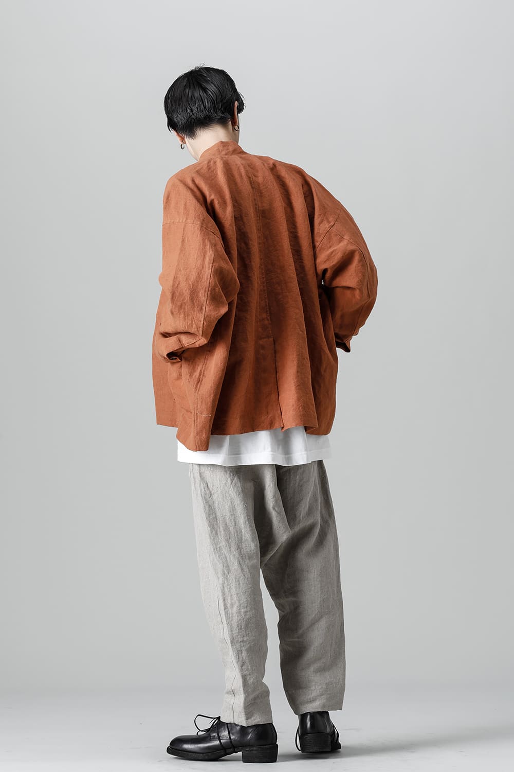 CHINO TROUSERS Hemp Mele Cloth NATURAL