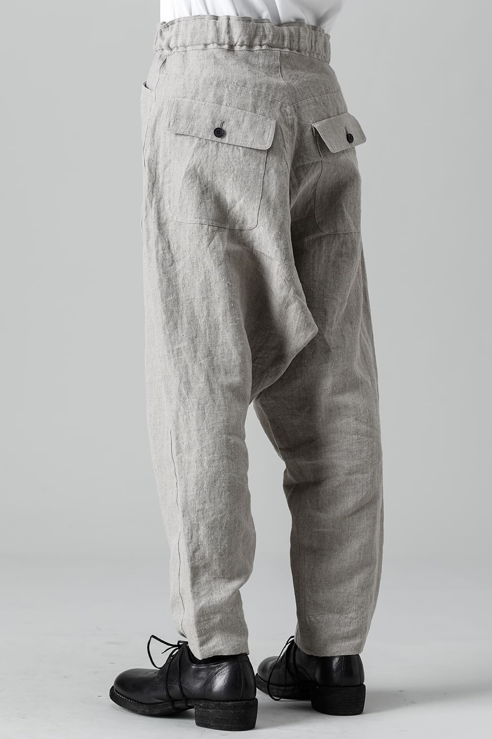 CHINO TROUSERS Hemp Mele Cloth NATURAL