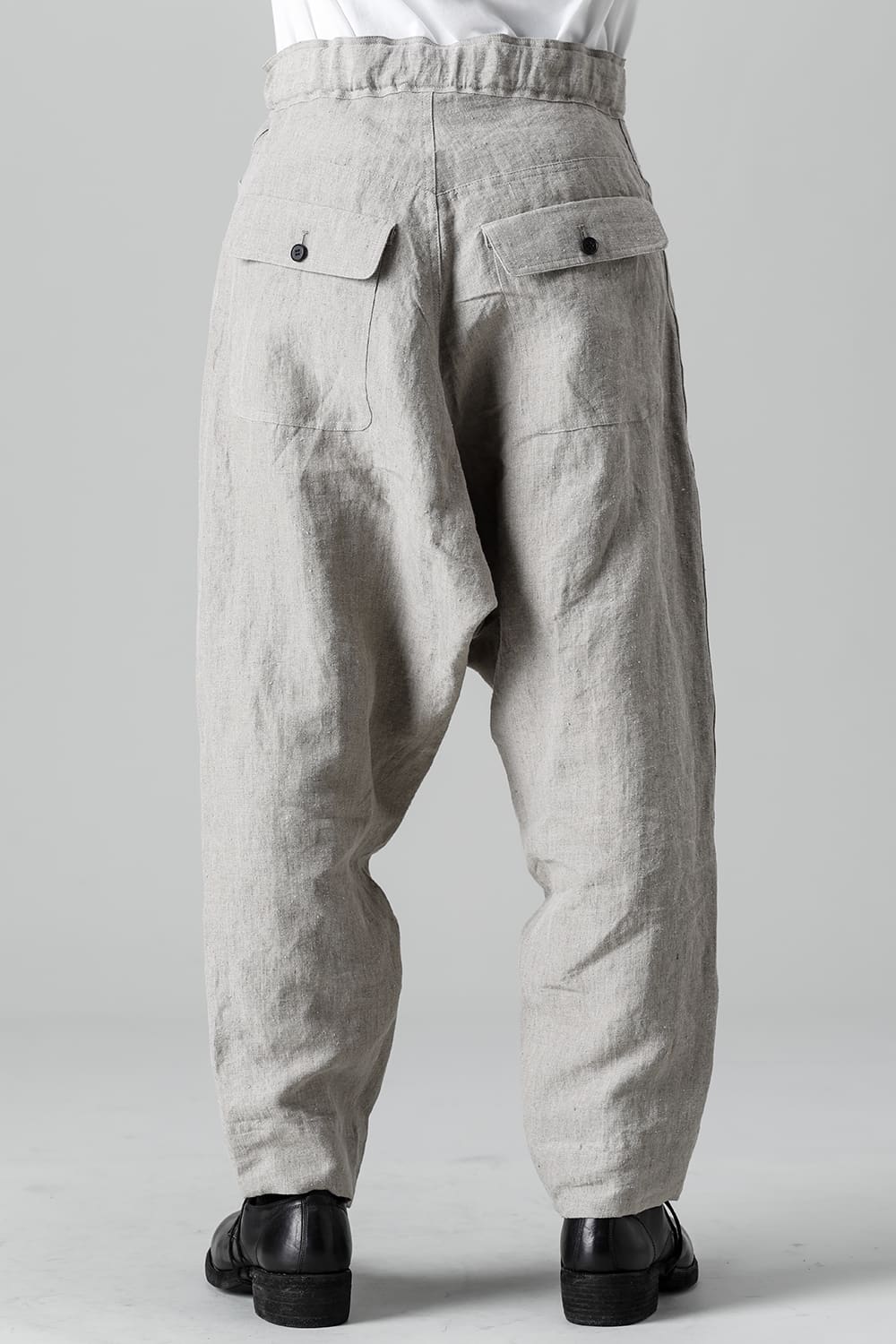 CHINO TROUSERS Hemp Mele Cloth NATURAL