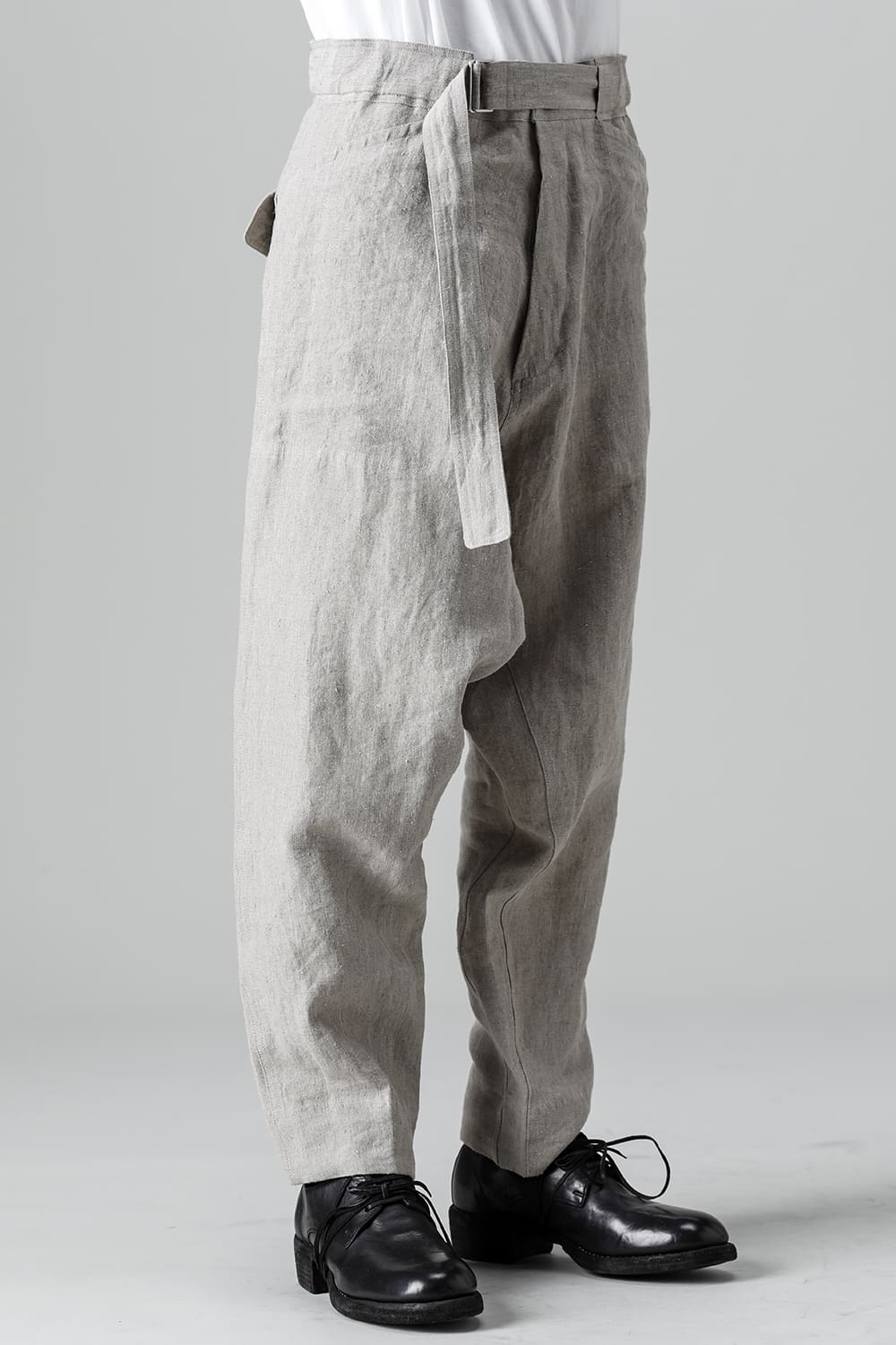 CHINO TROUSERS Hemp Mele Cloth NATURAL