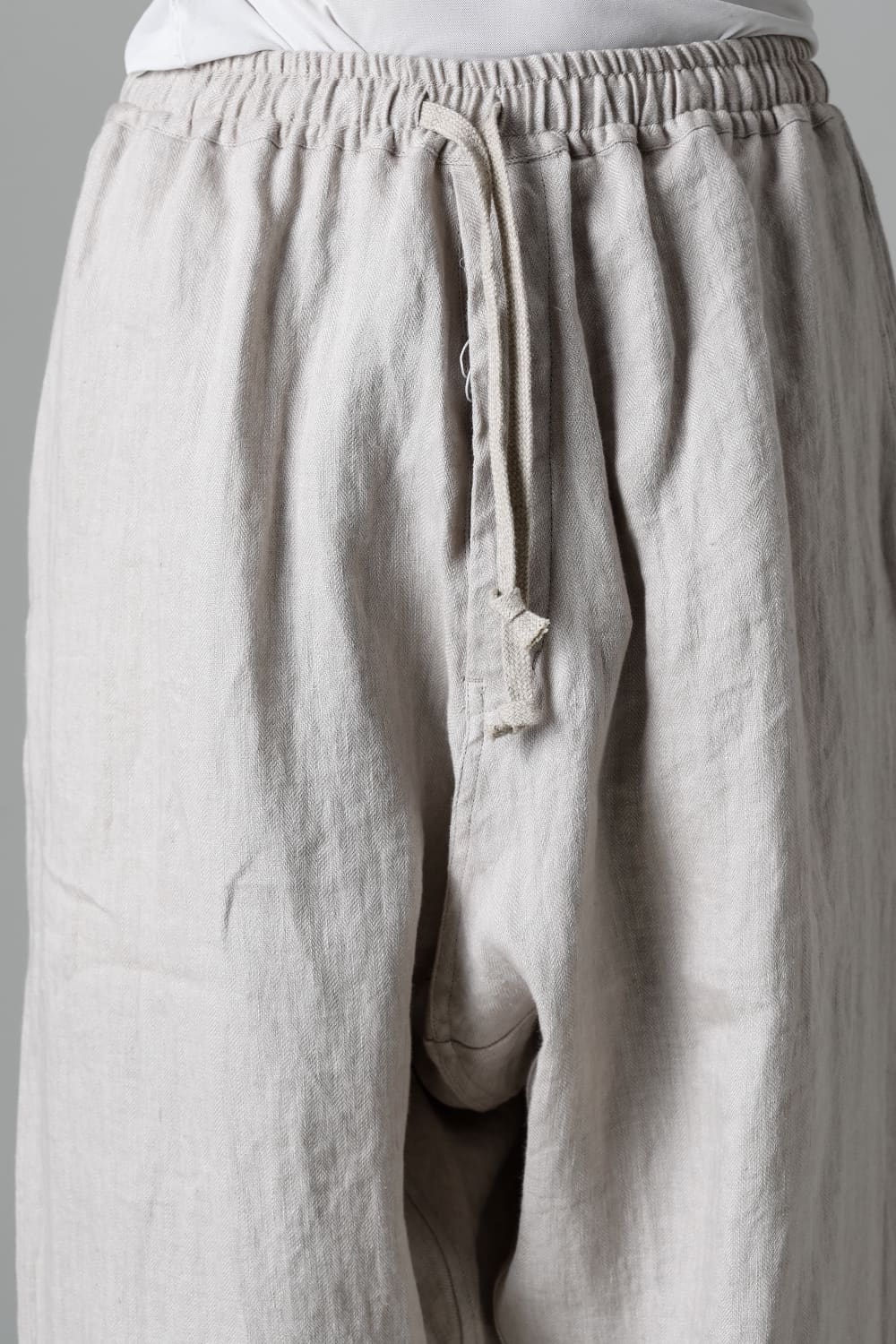 JOGGING TROUSERS Flax Herringbone BEIGE