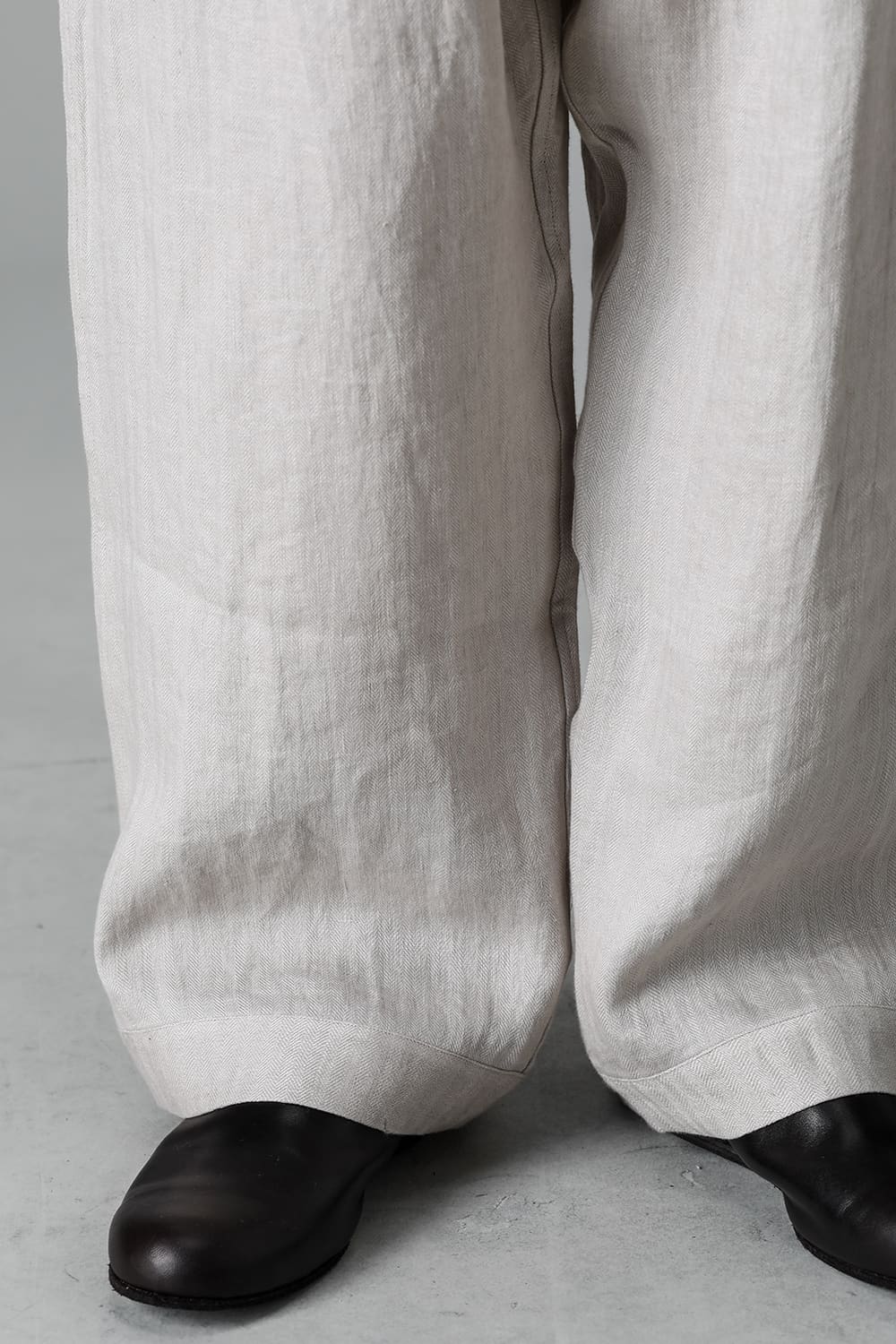 JOGGING TROUSERS Flax Herringbone BEIGE