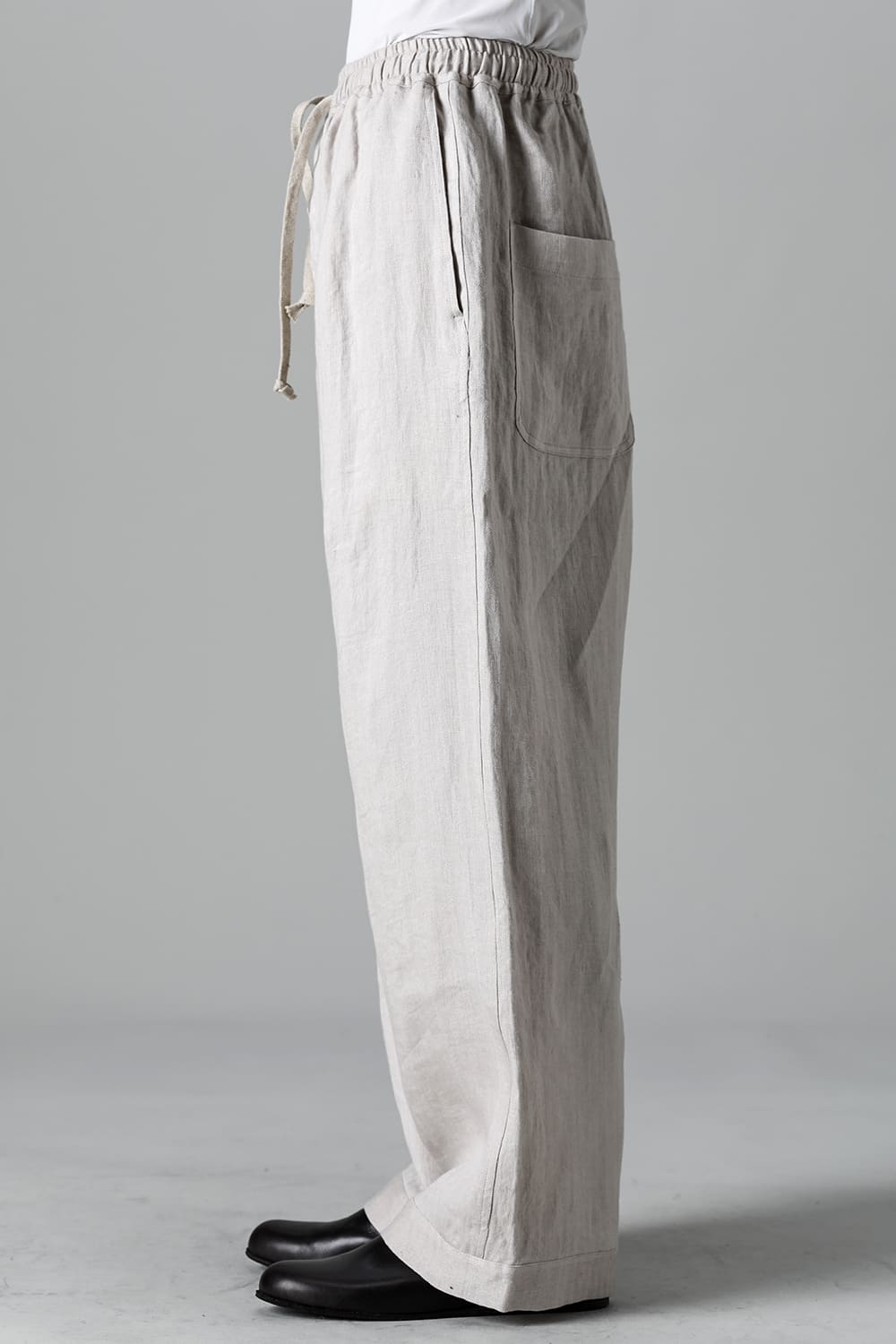 JOGGING TROUSERS Flax Herringbone BEIGE