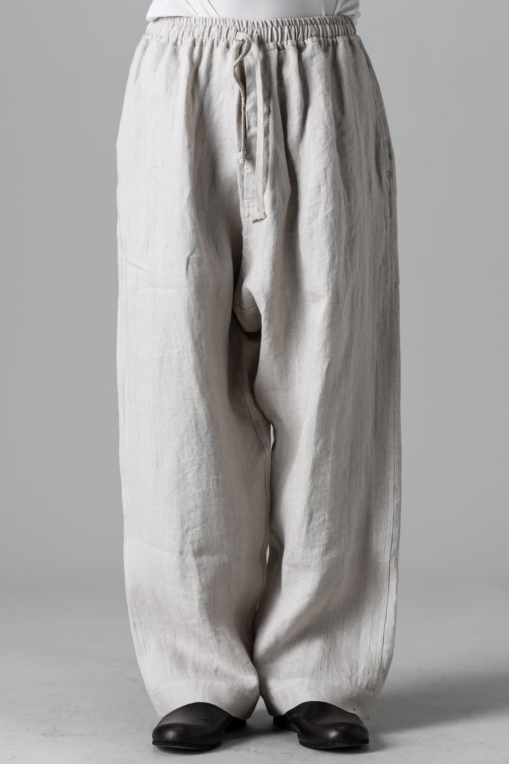 JOGGING TROUSERS Flax Herringbone BEIGE