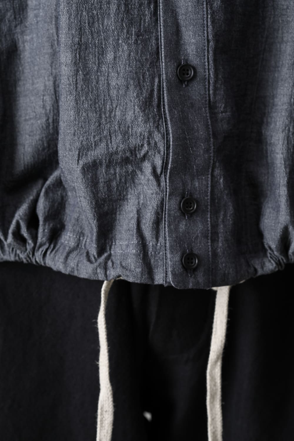 BOMBER SHIRTS Fine Dry Shirting  Black