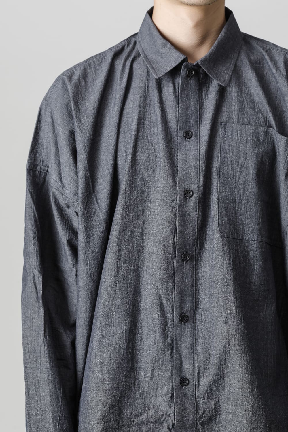 BOMBER SHIRTS Fine Dry Shirting  Black