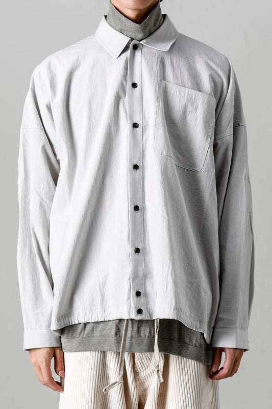 BOMBER SHIRTS Fine Dry Shirting  LT Grey