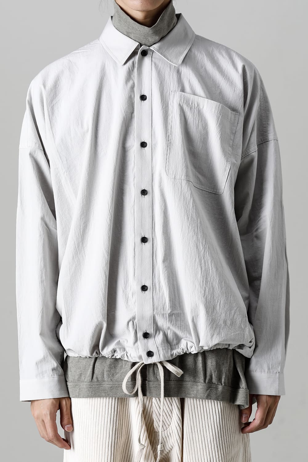 BOMBER SHIRTS Fine Dry Shirting  LT Grey