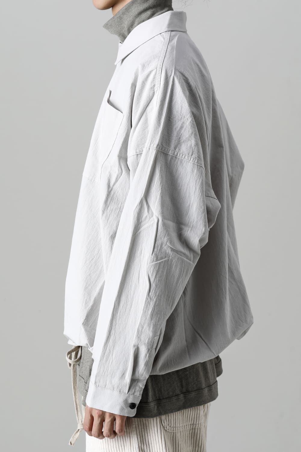 BOMBER SHIRTS Fine Dry Shirting  LT Grey