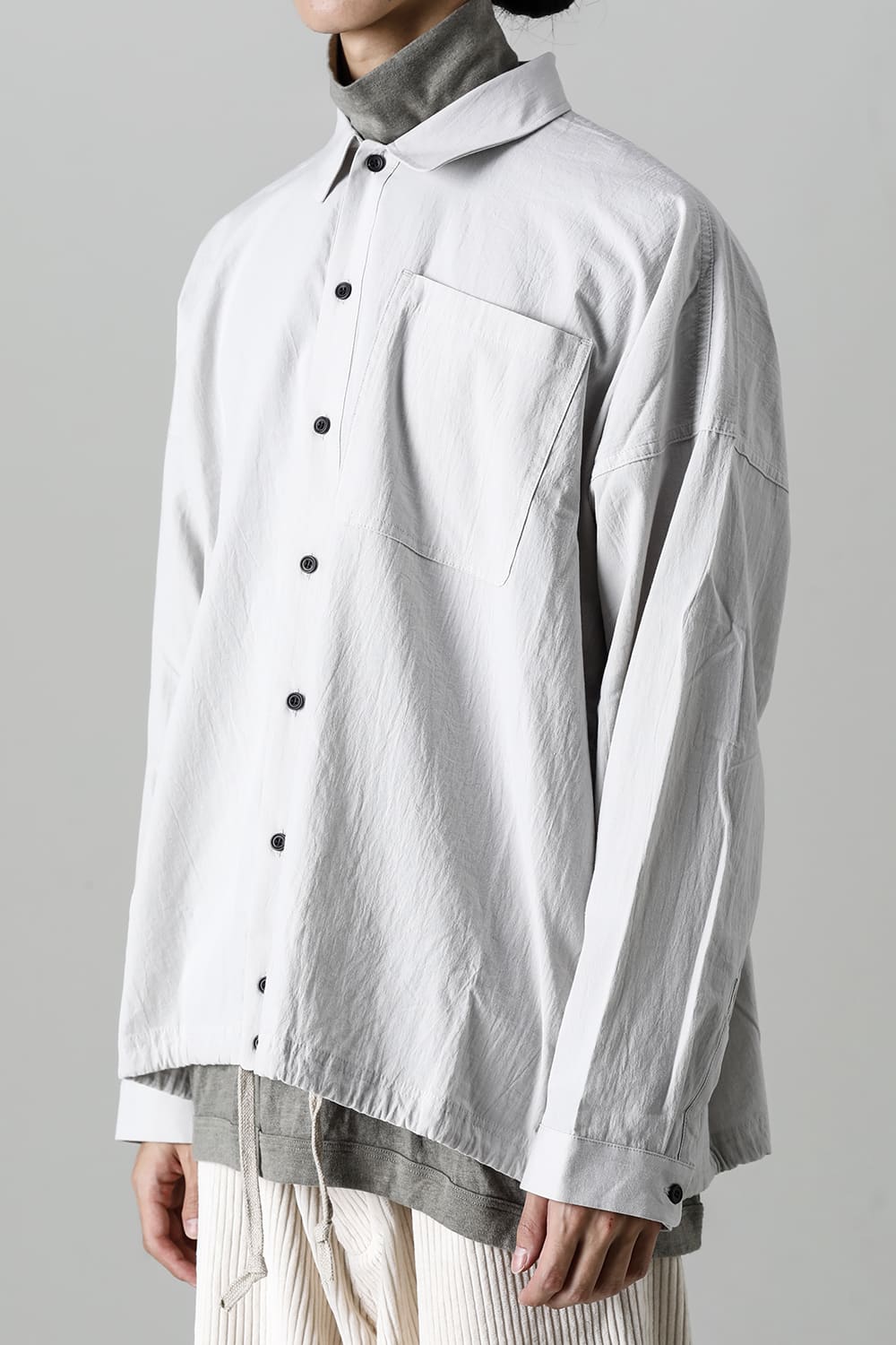 BOMBER SHIRTS Fine Dry Shirting  LT Grey