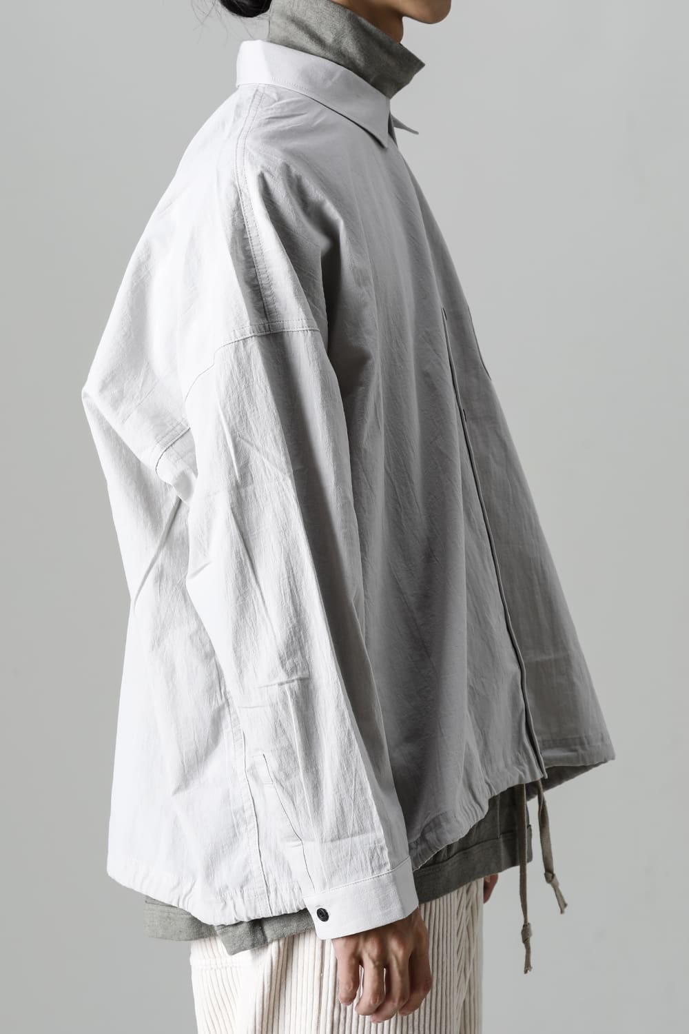 BOMBER SHIRTS Fine Dry Shirting  LT Grey