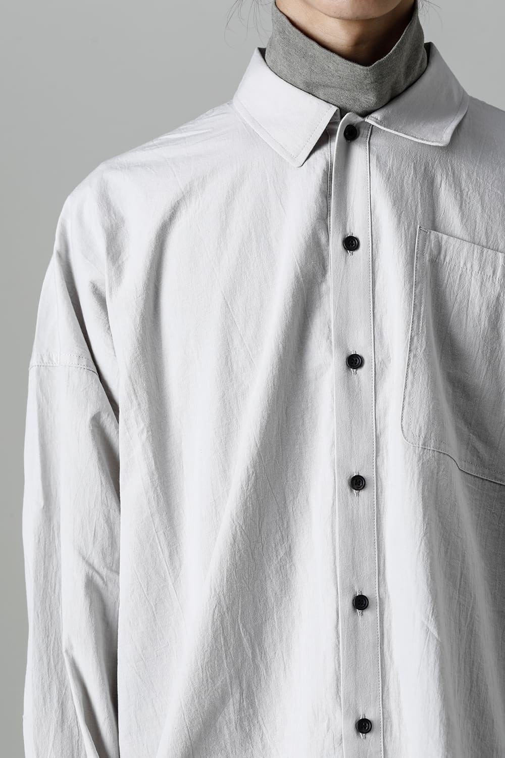 BOMBER SHIRTS Fine Dry Shirting  LT Grey