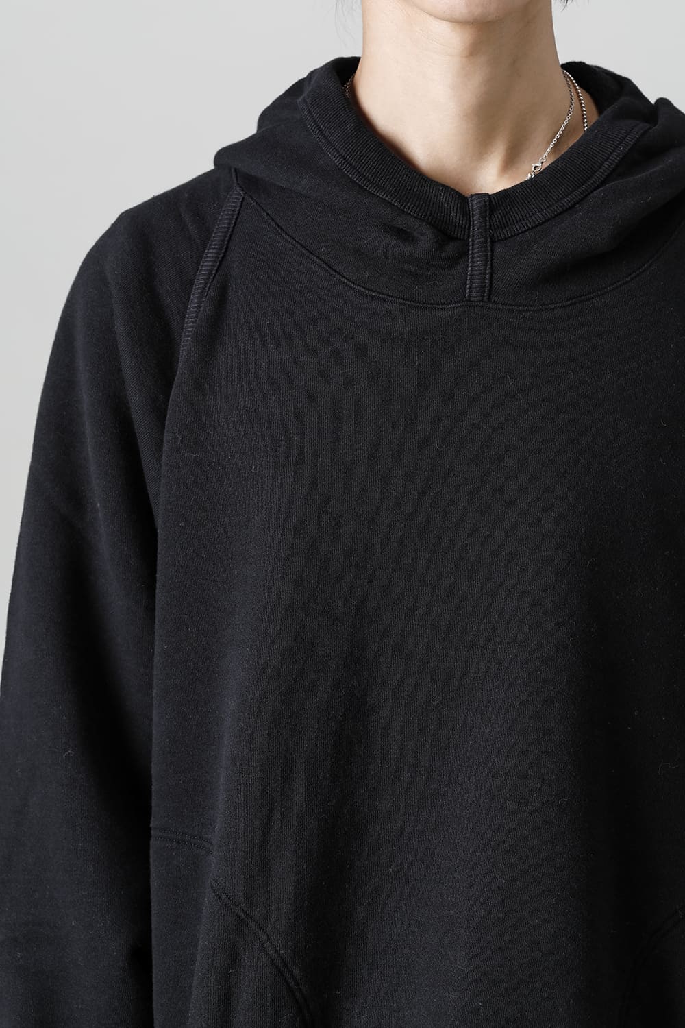 HOODED SWEAT Loopwheel Sweat Black