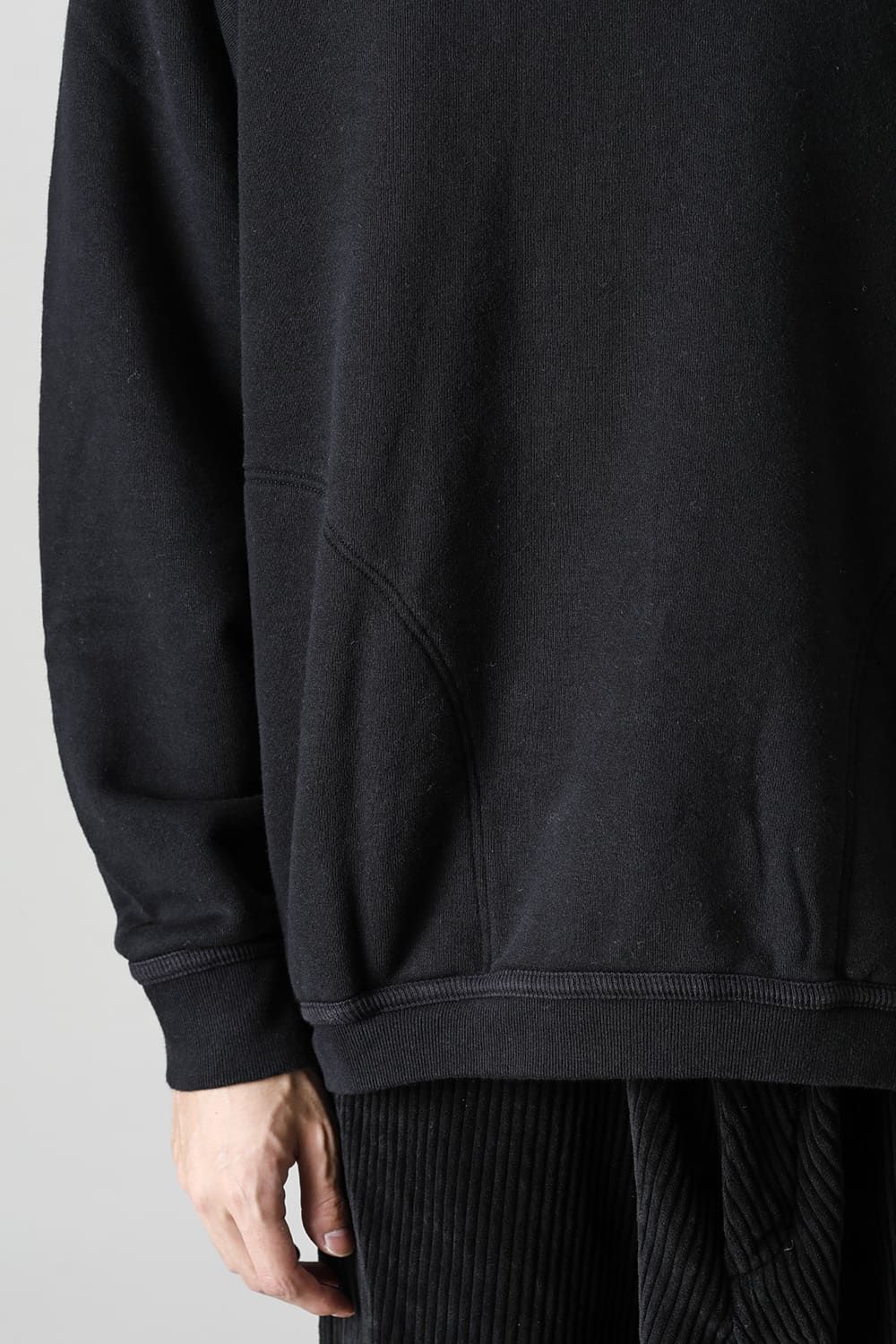 HOODED SWEAT Loopwheel Sweat Black