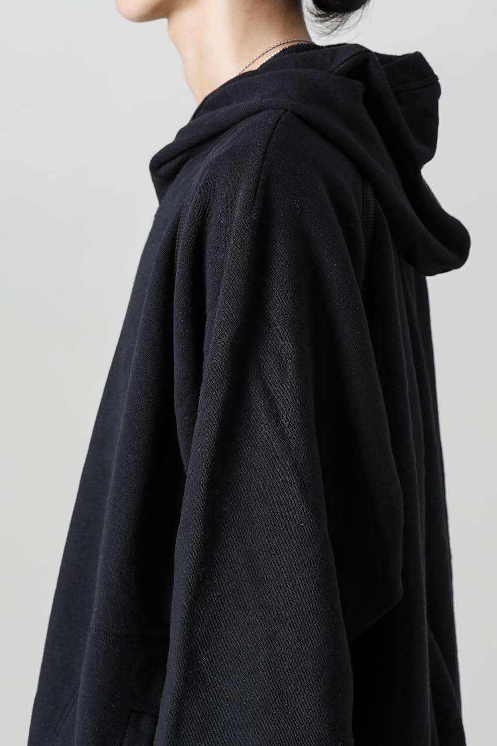 HOODED SWEAT Loopwheel Sweat Black