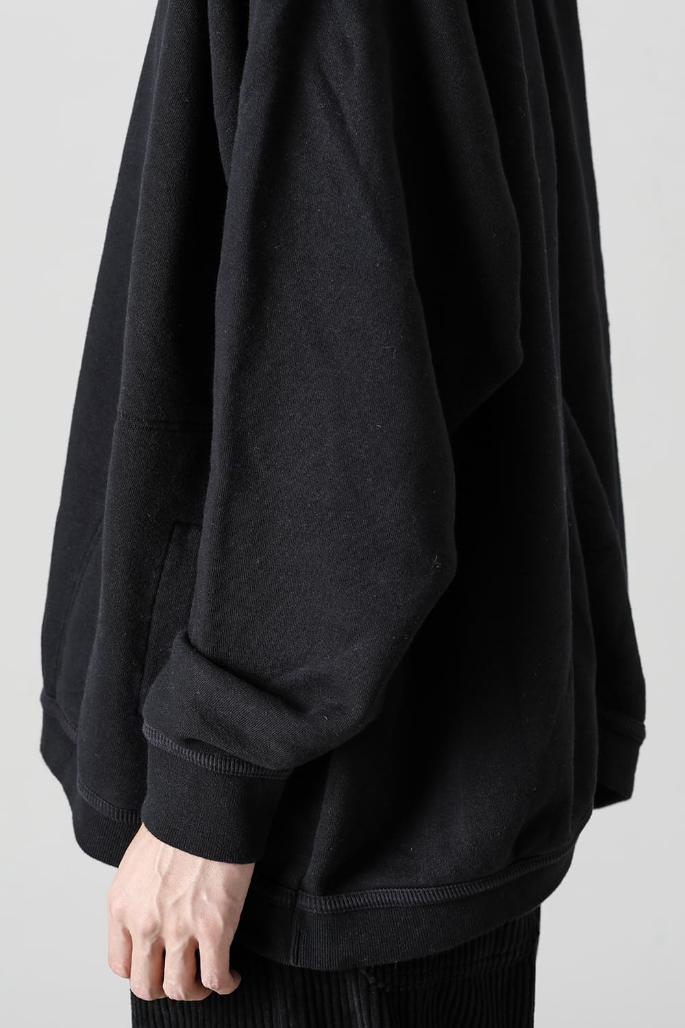 HOODED SWEAT Loopwheel Sweat Black