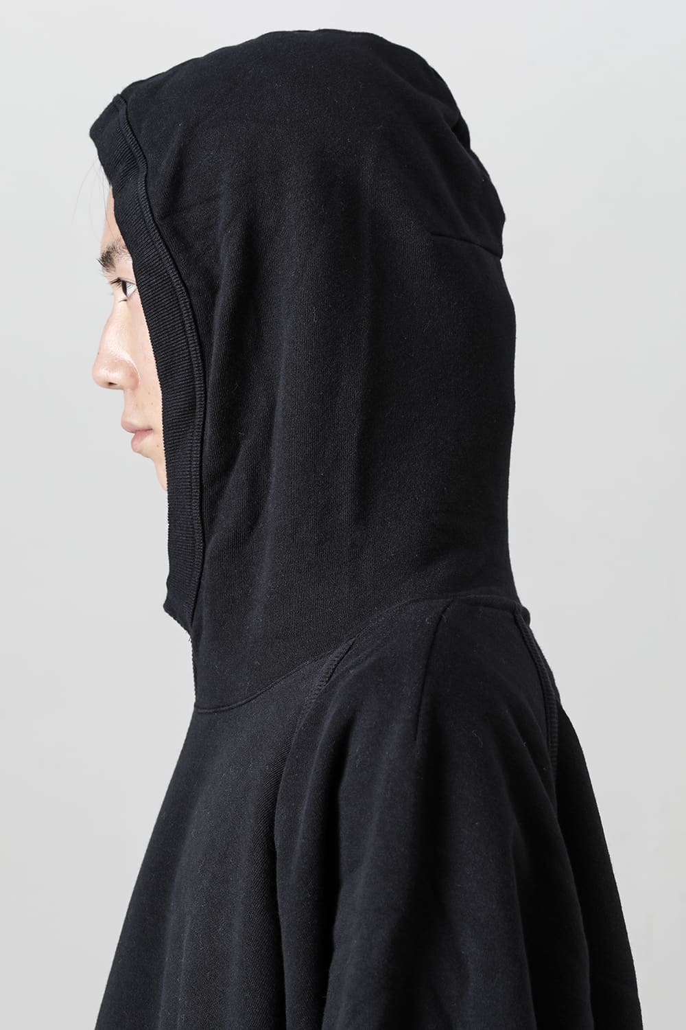 HOODED SWEAT Loopwheel Sweat Black
