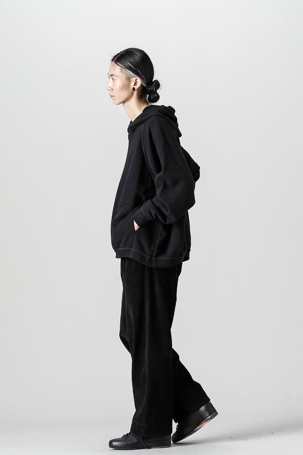 HOODED SWEAT Loopwheel Sweat Black