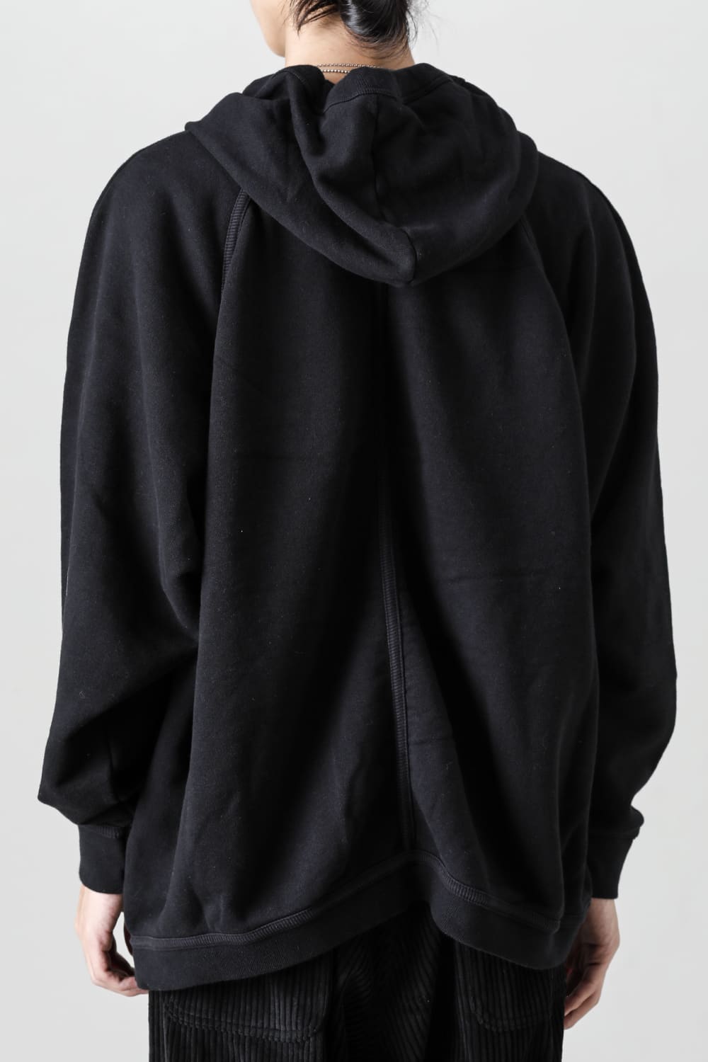 HOODED SWEAT Loopwheel Sweat Black