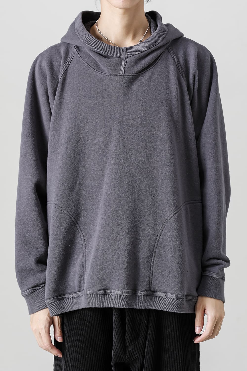HOODED SWEAT Loopwheel Sweat Steel