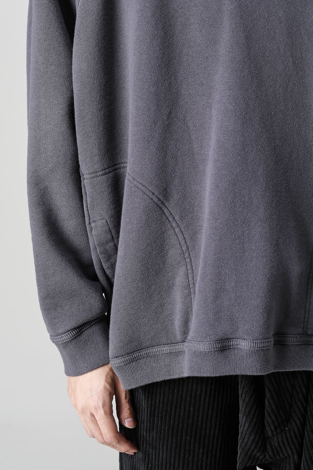 HOODED SWEAT Loopwheel Sweat Steel