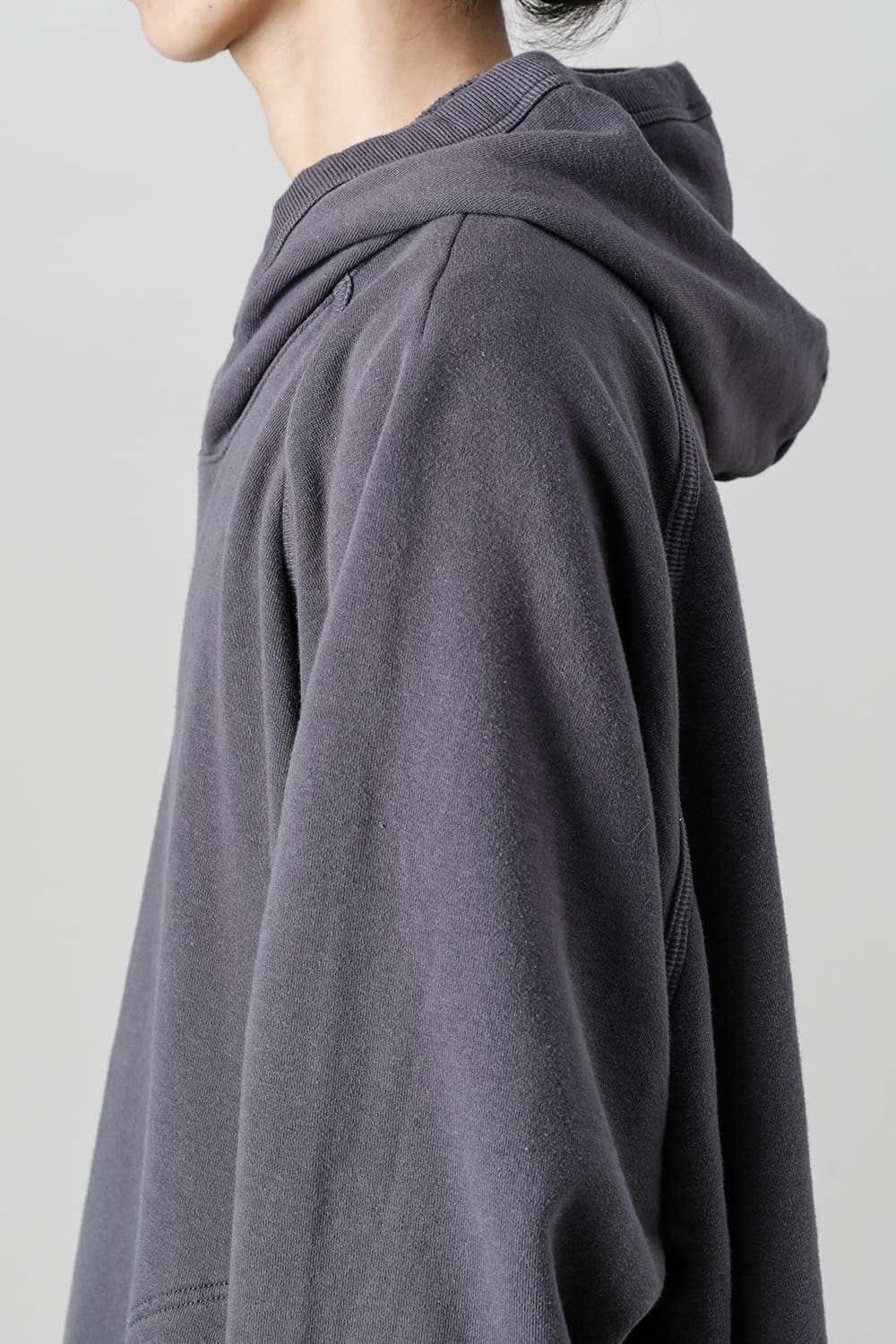 HOODED SWEAT Loopwheel Sweat Steel