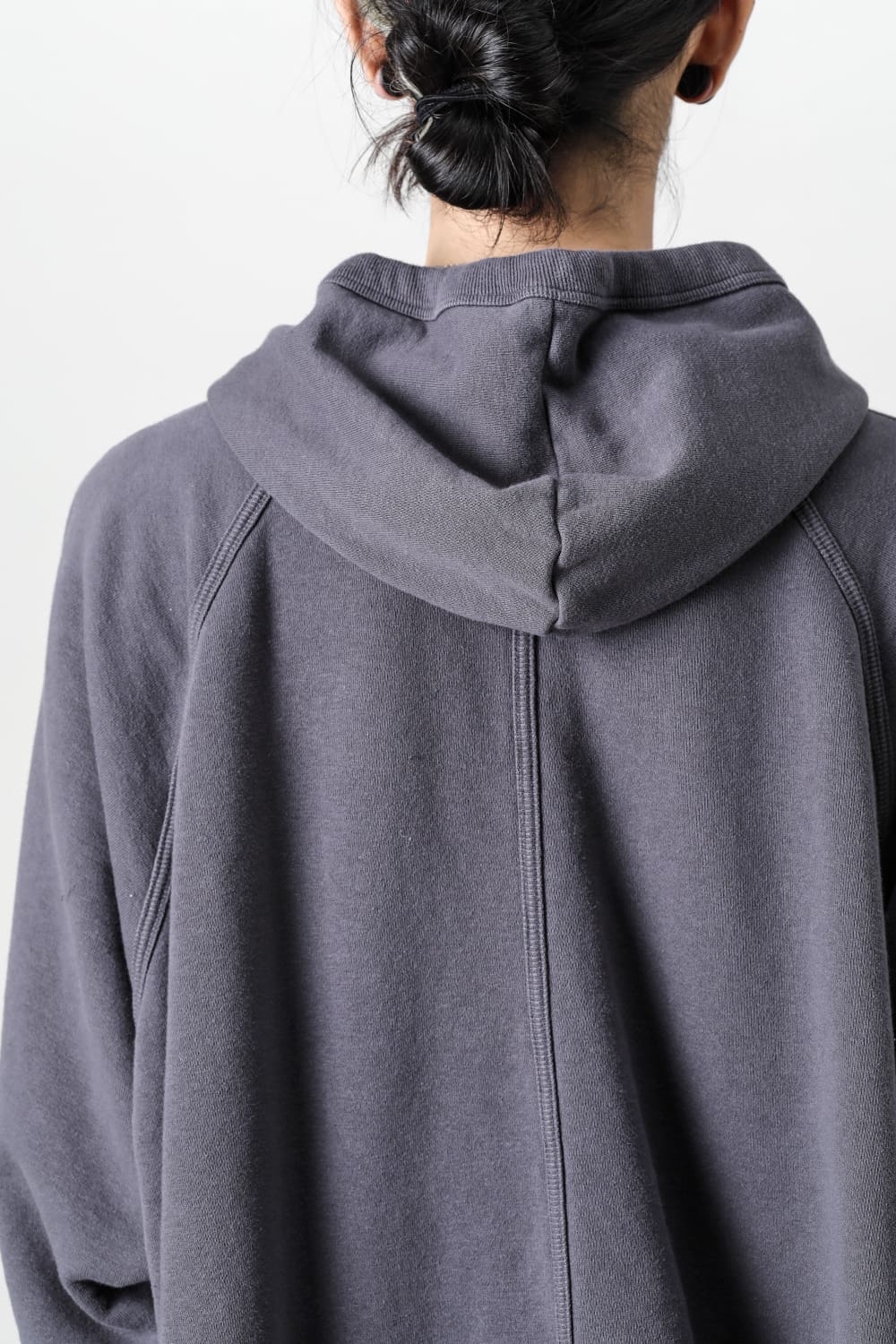 HOODED SWEAT Loopwheel Sweat Steel