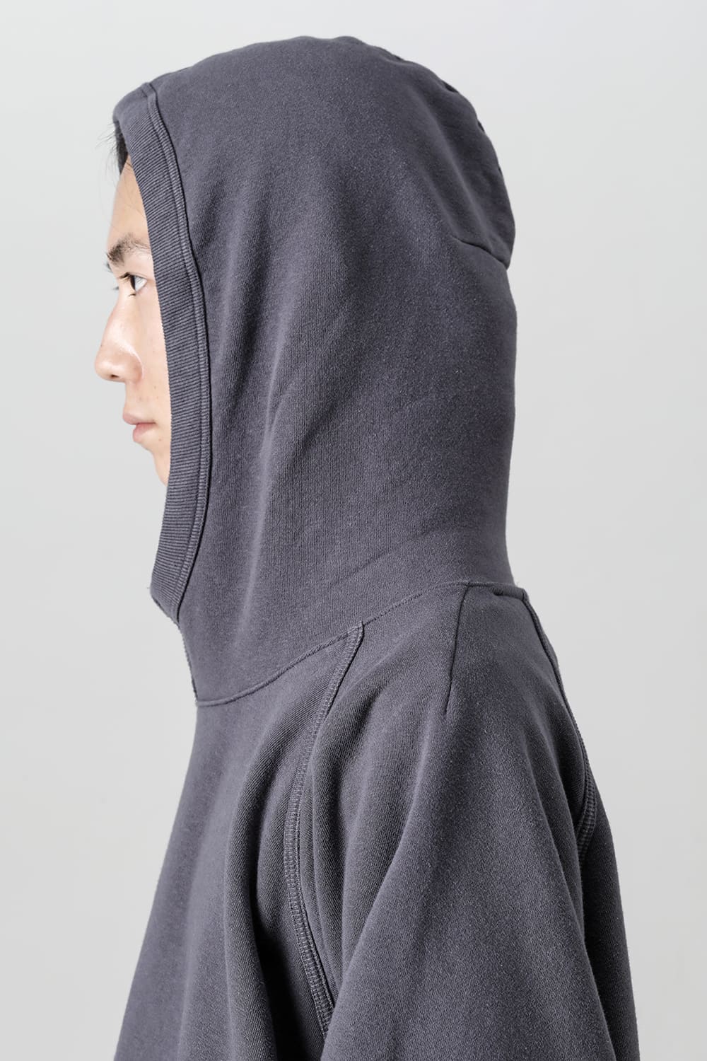 HOODED SWEAT Loopwheel Sweat Steel