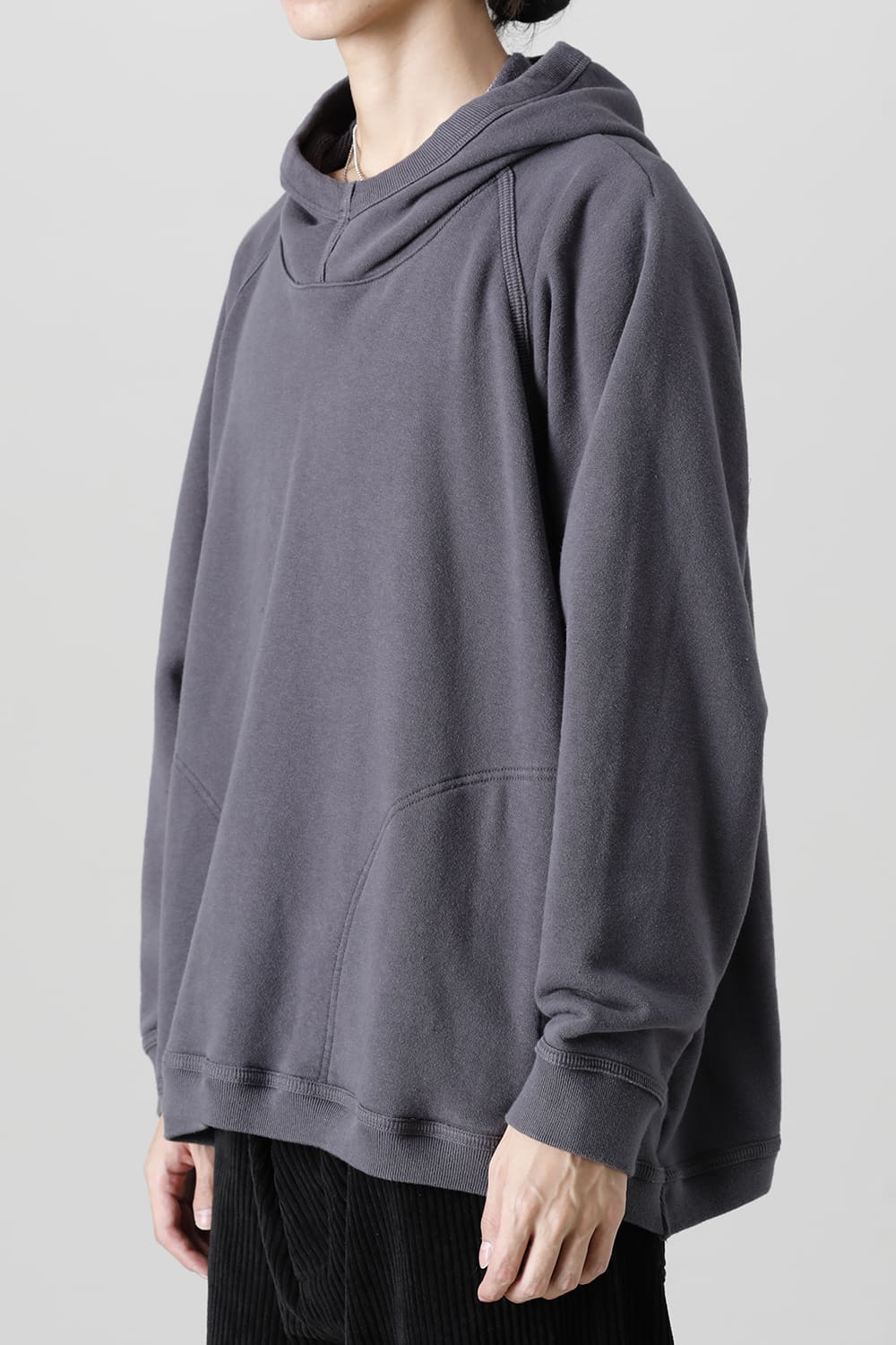 HOODED SWEAT Loopwheel Sweat Steel