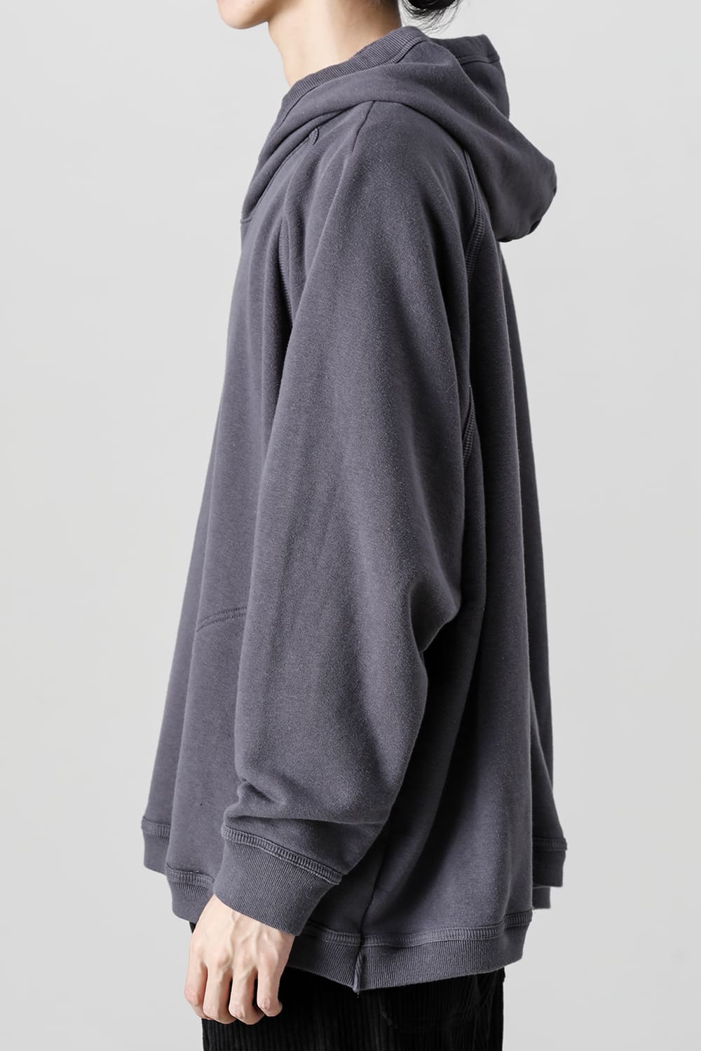 HOODED SWEAT Loopwheel Sweat Steel