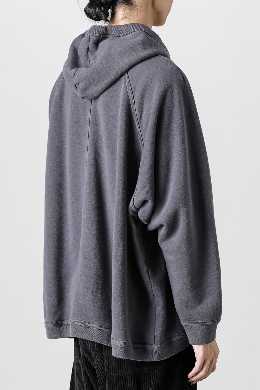 HOODED SWEAT Loopwheel Sweat Steel
