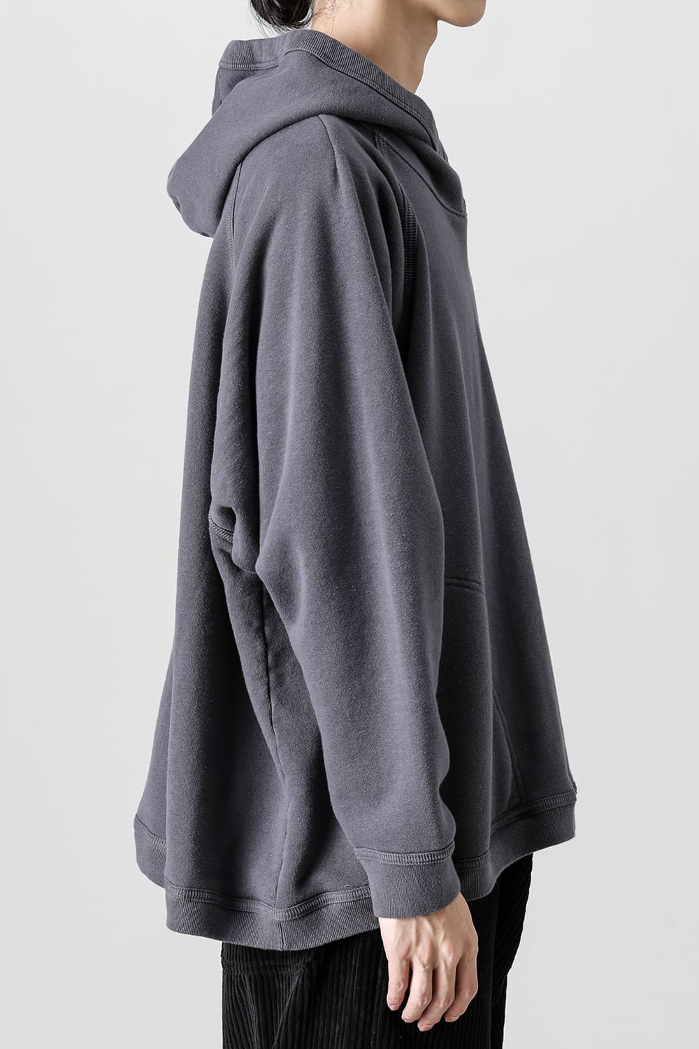HOODED SWEAT Loopwheel Sweat Steel