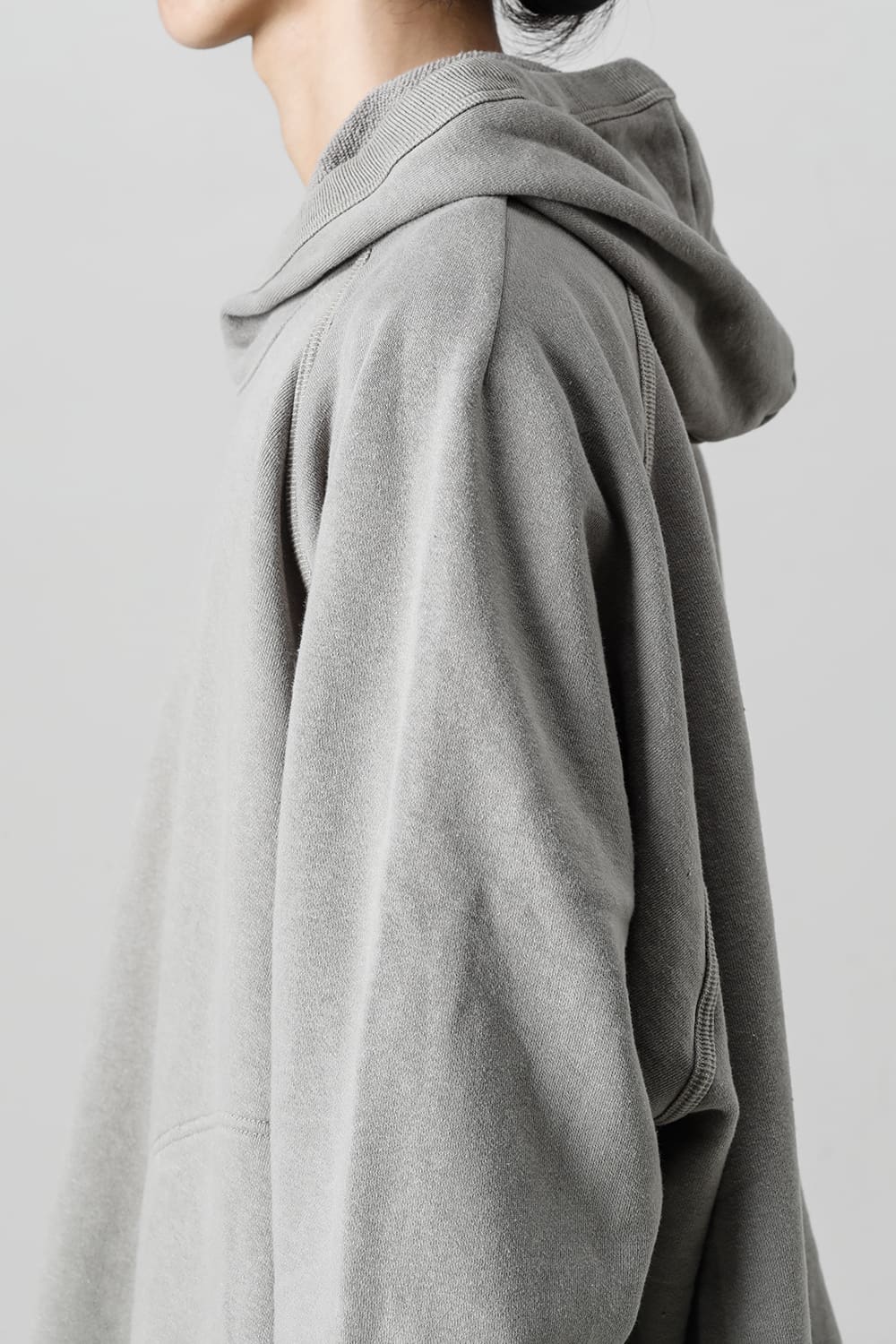 HOODED SWEAT Loopwheel Sweat Taupe
