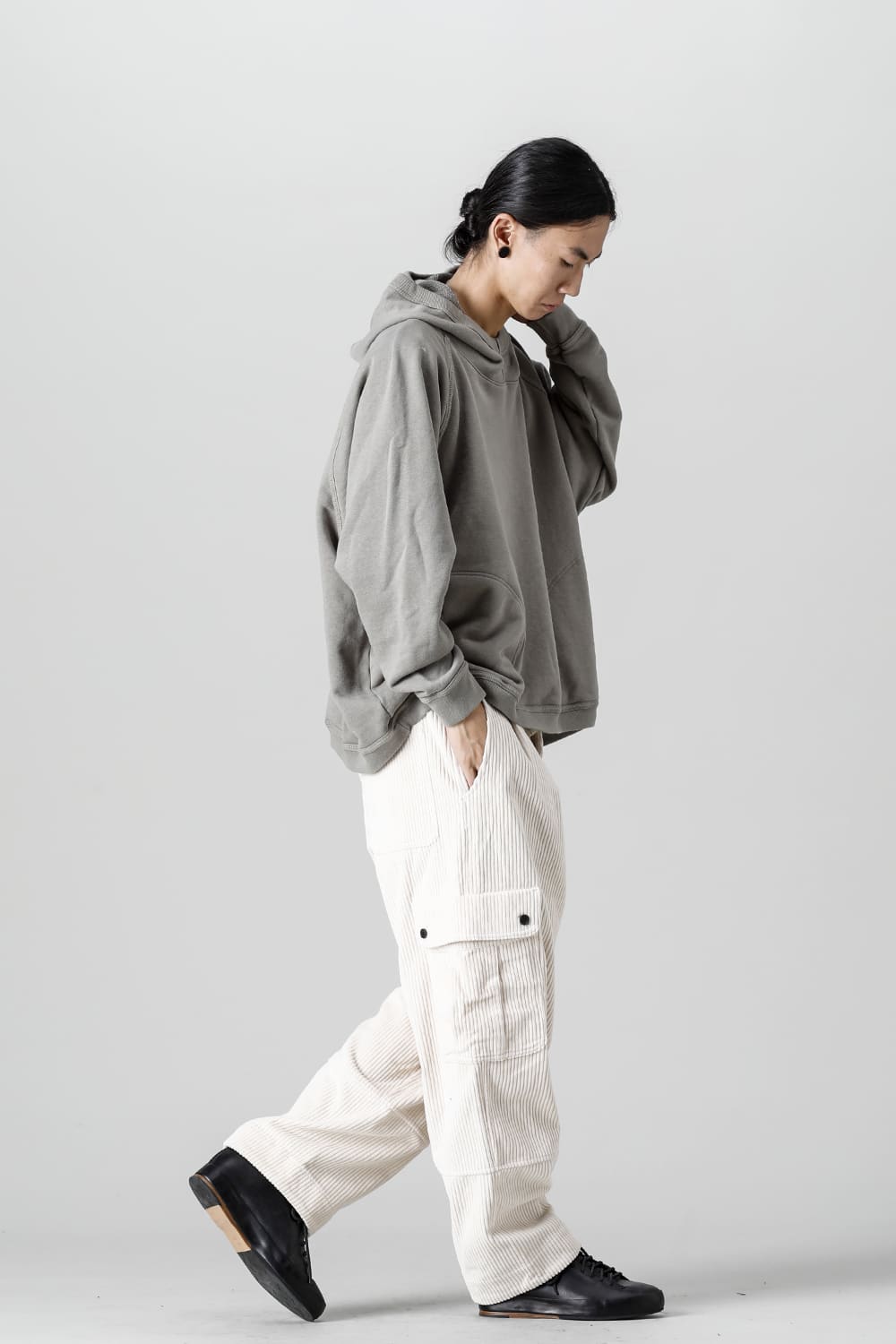 HOODED SWEAT Loopwheel Sweat Taupe