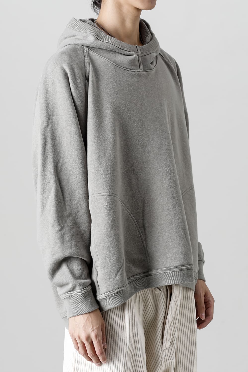 HOODED SWEAT Loopwheel Sweat Taupe
