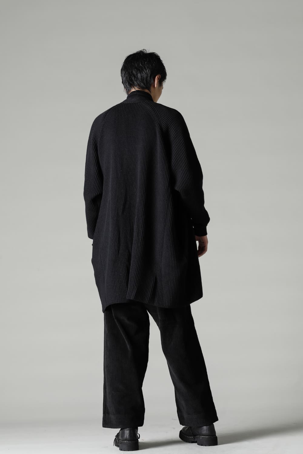 TROUSERS Wide Wale Corduroy Black