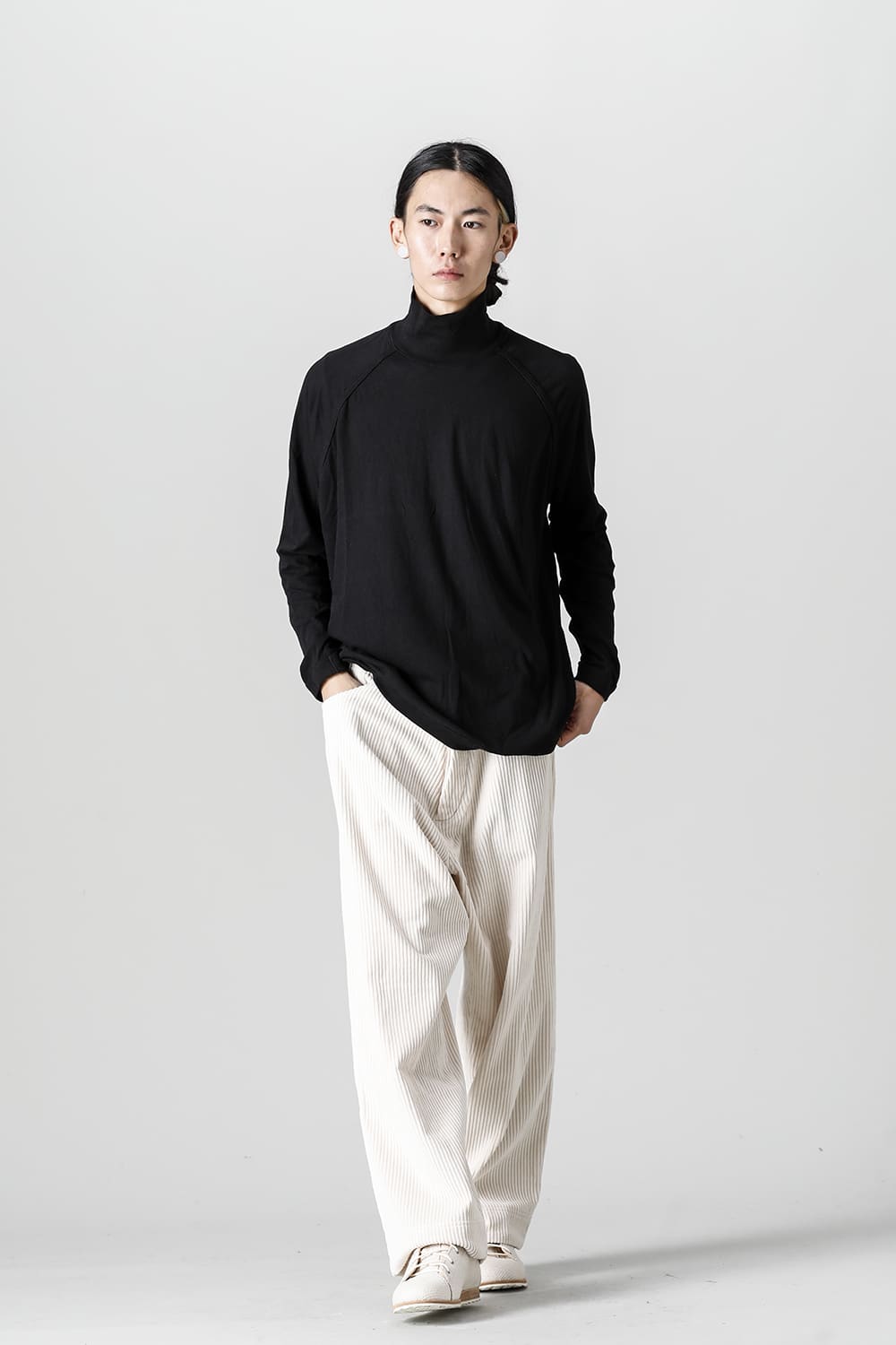 TROUSERS Wide Wale Corduroy Off White