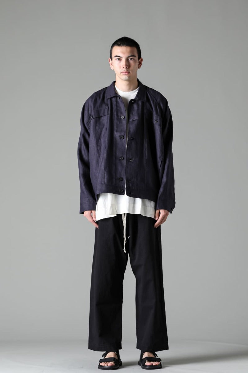 DENIM JACKET DK GREY Dense Herringbone