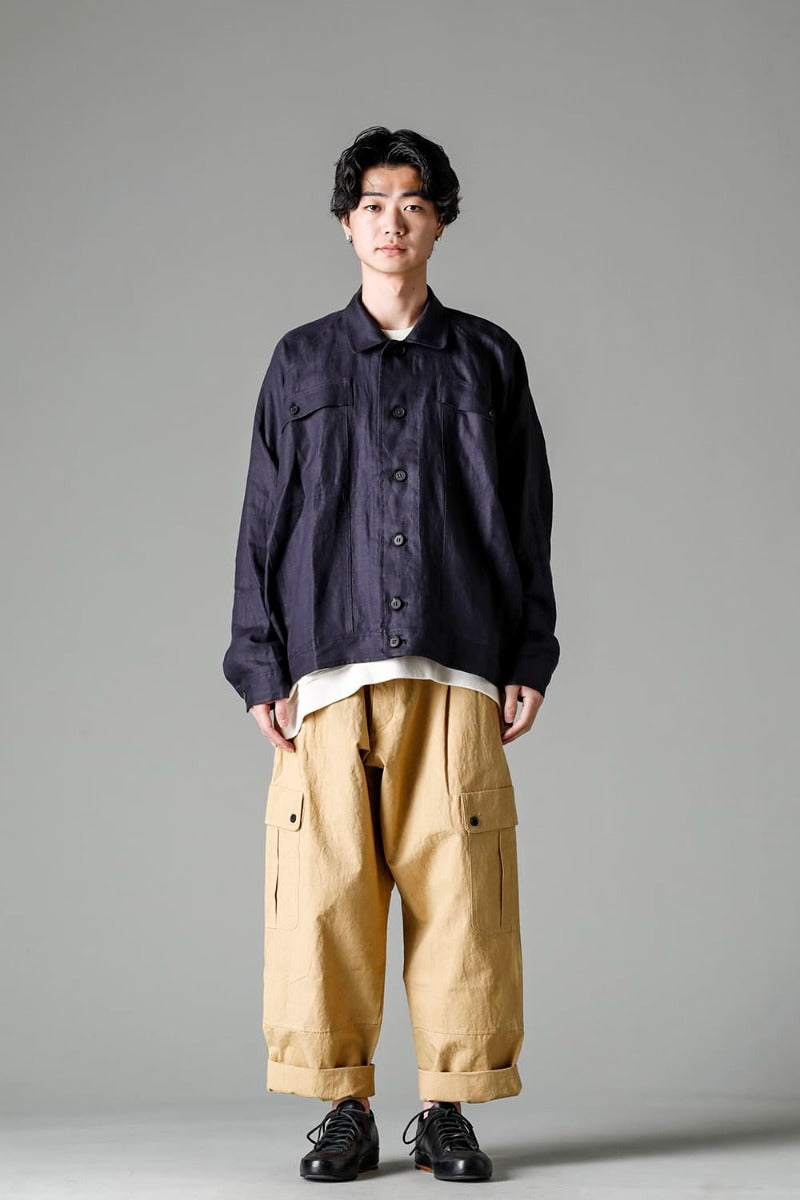 DENIM JACKET DK GREY Dense Herringbone