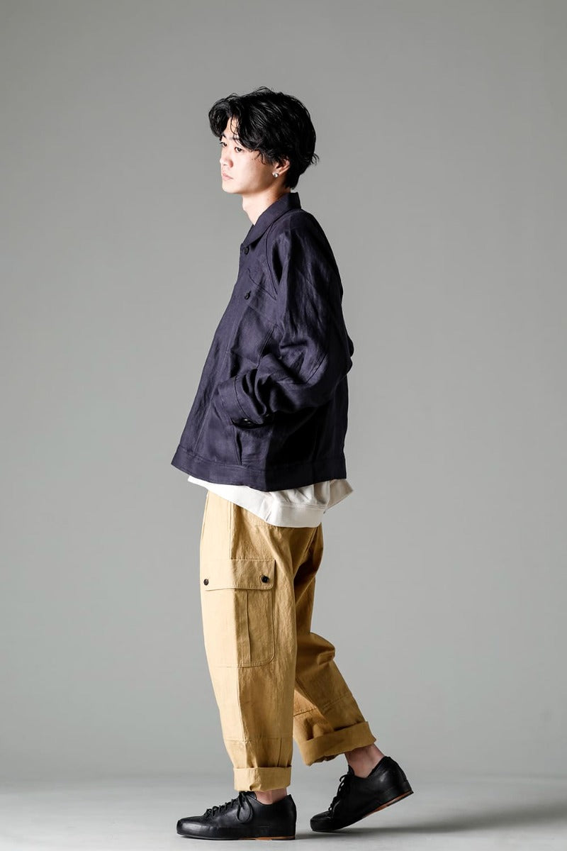 DENIM JACKET DK GREY Dense Herringbone