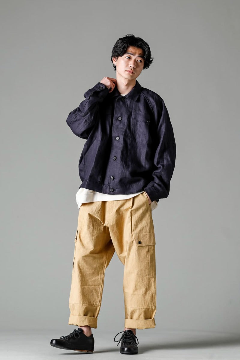 DENIM JACKET DK GREY Dense Herringbone