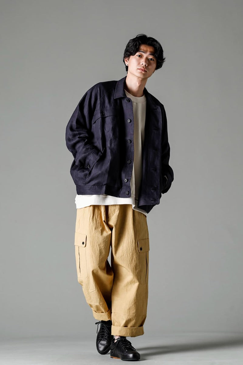 DENIM JACKET DK GREY Dense Herringbone