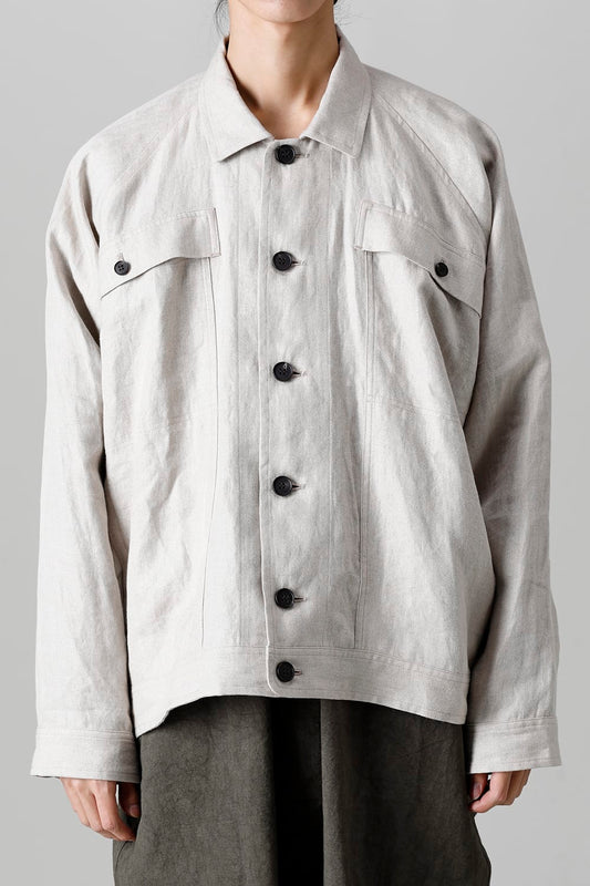 DENIM JACKET KINARI Dense Herringbone