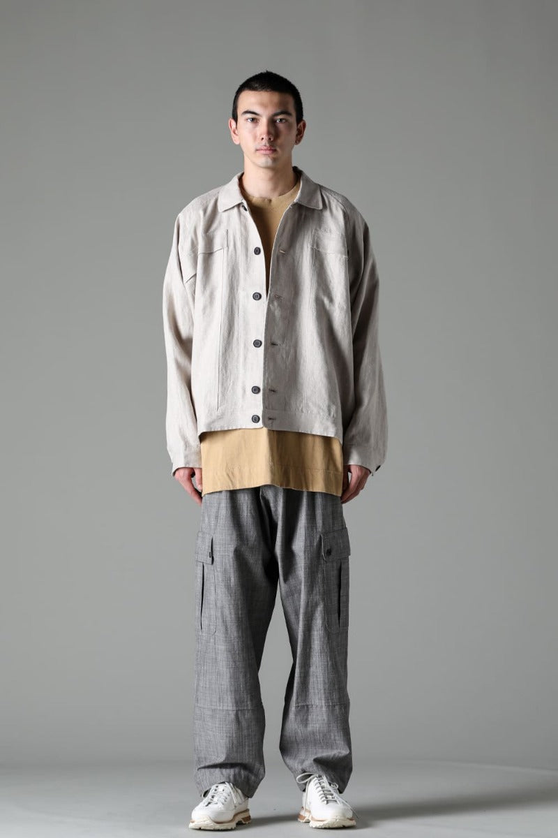 DENIM JACKET KINARI Dense Herringbone